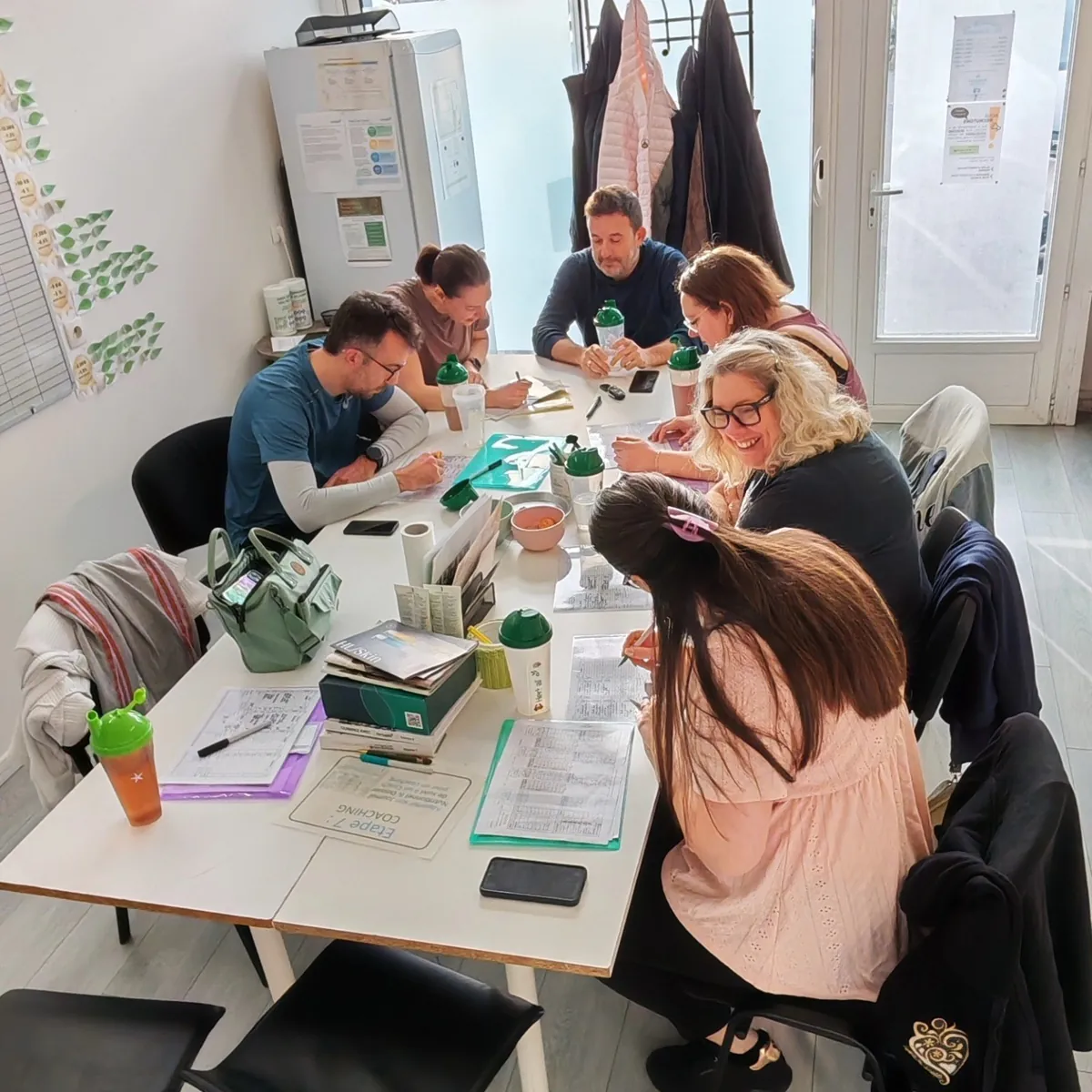 Un début de journée au club Le Sunrise nutrition, à Cormontreuil