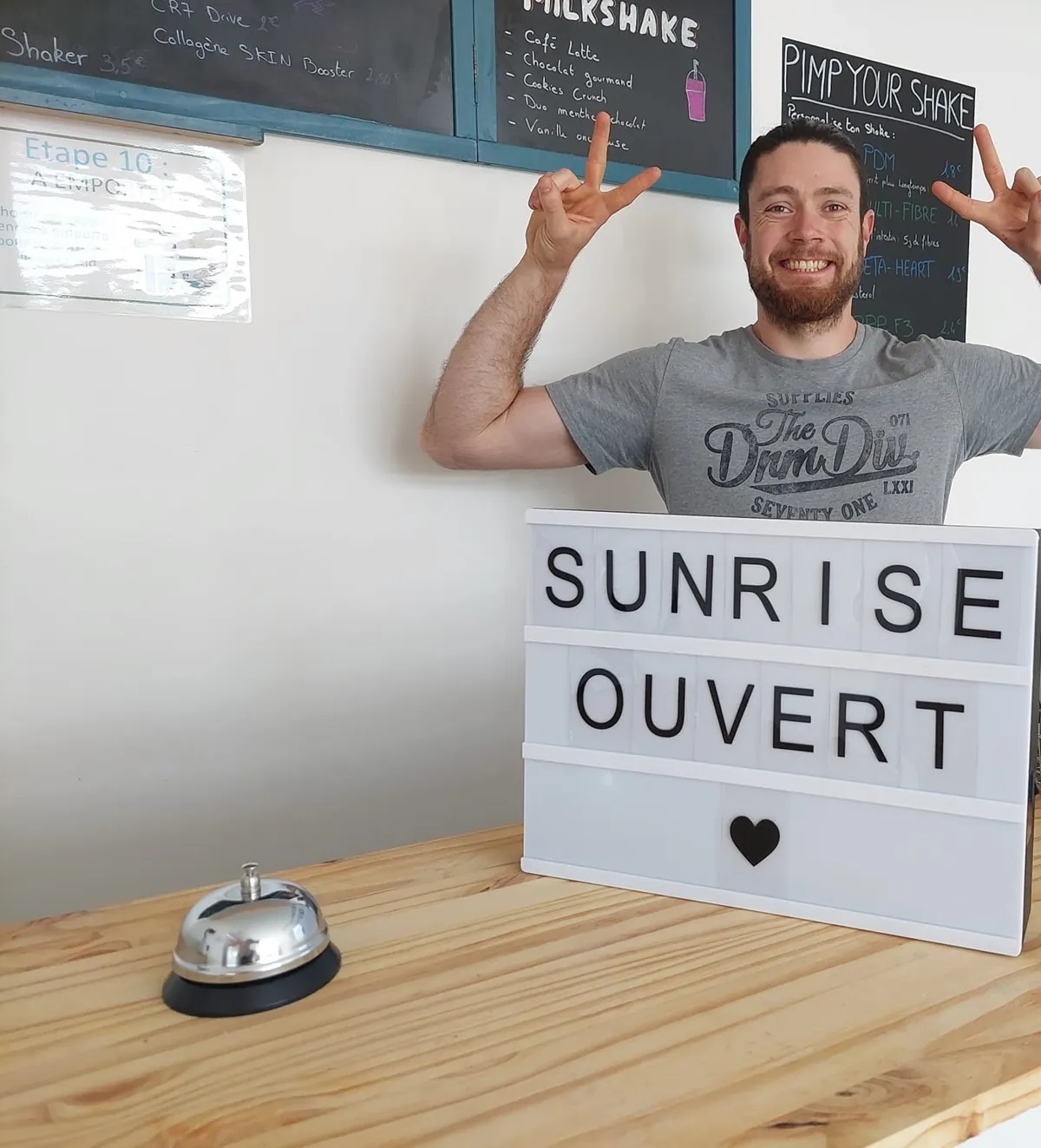 Le coach du club Le Sunrise nutrition, à Cormontreuil